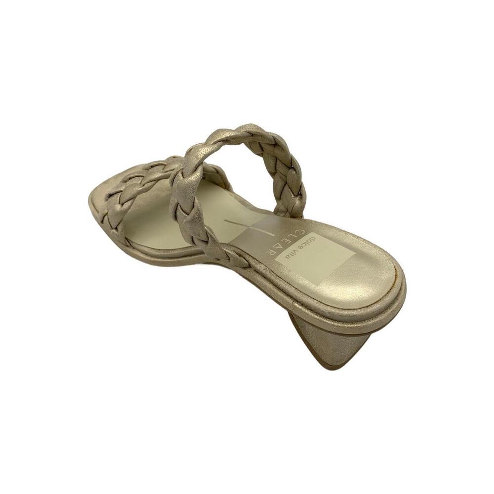 Dolce Vita Women's Ronin Braided Mid Heeled Sandals Ronin Gold Stella - Medium - Picture 3 of 3